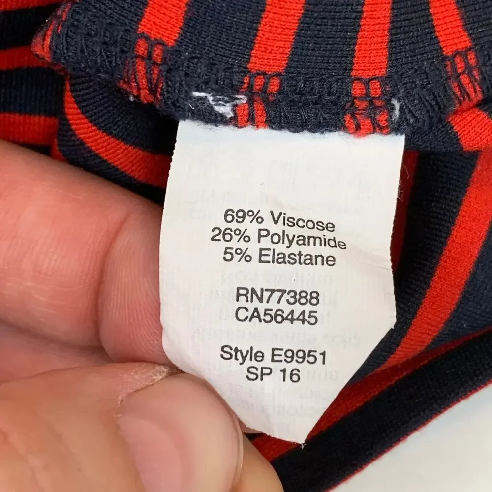 Madewell red navy